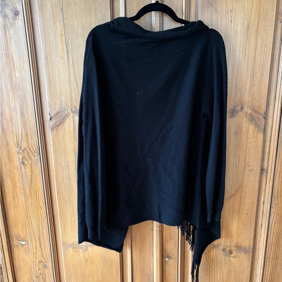 Repeat Black Wrap-Style Sweater - Picture 2 of 3